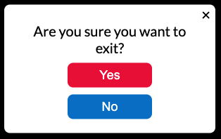 Exit Message